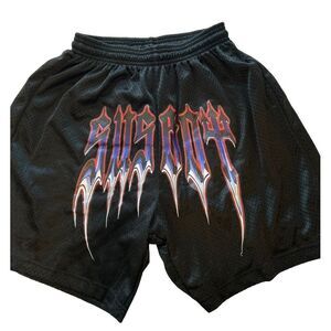 Sus Boy Athletic Shorts Graphic Anime Logo Hip Hop Street Wear‎ Sz XS NWOT